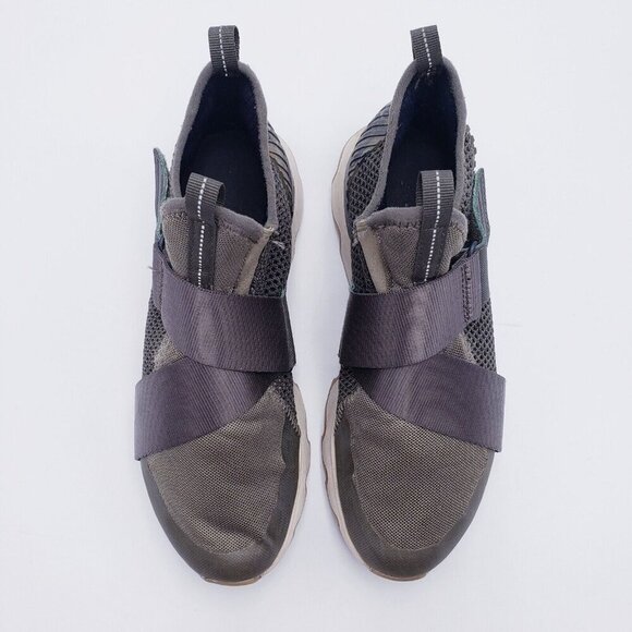 Sorel Kinetic Impact Olive Green Camo Sneakers Hook Loop Womens  Size 8 - Picture 6 of 11